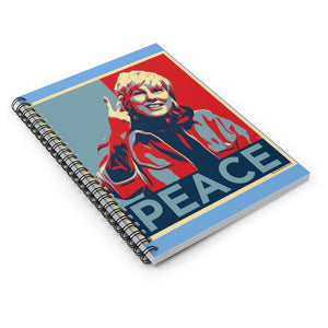 "Peace" Spiral Notebook - Ruled Line