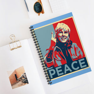 "Peace" Spiral Notebook - Ruled Line