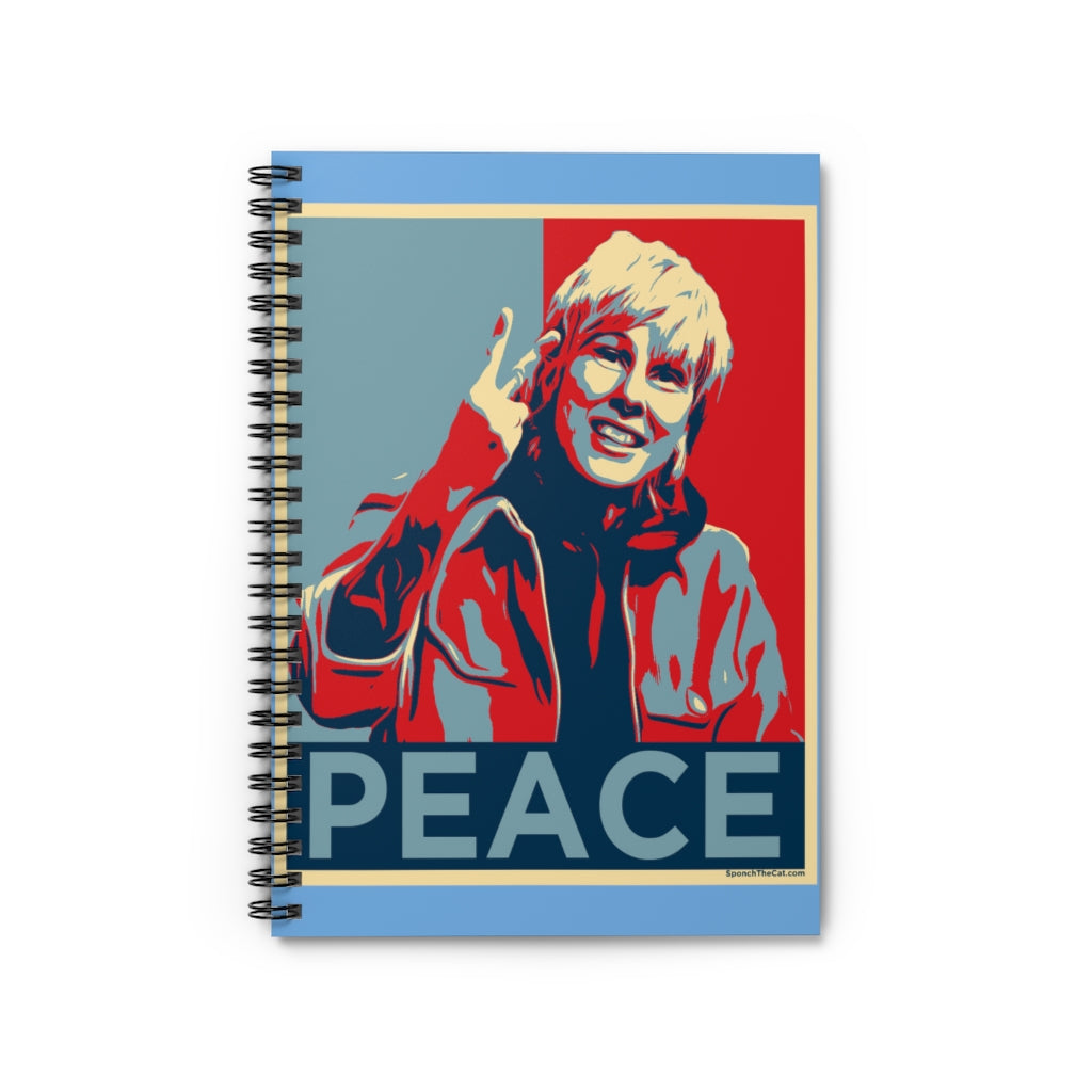 "Peace" Spiral Notebook - Ruled Line