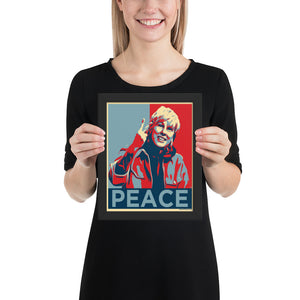 Framed "Peace" Poster (8"x10" or 16"x20")