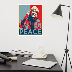 Matte "Peace" Poster