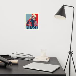 Matte "Peace" Poster