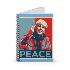 "Peace" Spiral Notebook - Ruled Line